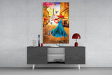 Eiffel and Music Glass Wall Art.