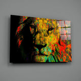 Eye of the Lion Glass Wall Art.