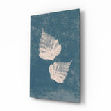 Foglie che cadono – quadro su vetro - 72x46 cm