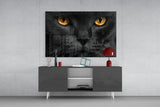 Cat Glass Wall Art.