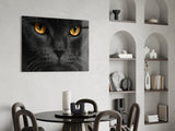 Cat Glass Wall Art.