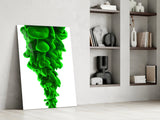 Green Layers Glass Wall Art.