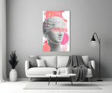 Statue Glass Wall Art.