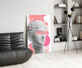 Statue Glass Wall Art.