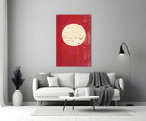 Fly from the Moon Glass Wall Art.