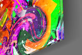 Monkey Face Glass Wall Art