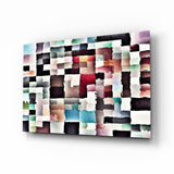 Glasbild Bilder des Unterbewusstseins - 72x46 cm