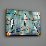 Birds of a Dream Glass Wall Art.