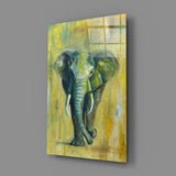 Elephant Glass Wall Art.