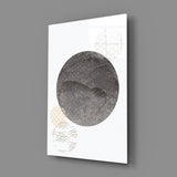 Black Moon Glass Wall Art.