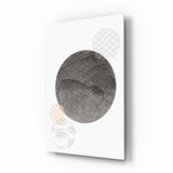 Black Moon Glass Wall Art.