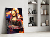 Queen Mona Lisa Glass Wall Art.