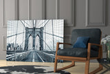 Brooklyn Bridge Glass Wall Art.