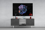 Diamond Elephant Glass Wall Art.
