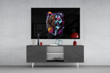 Diamond Bear Glass Wall Art.