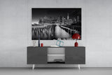 City Night Glass Wall Art.