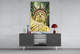 The Statue of Liberty Glass Wall Art.