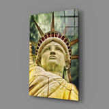 The Statue of Liberty Glass Wall Art.