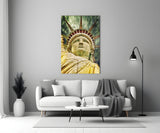 The Statue of Liberty Glass Wall Art.
