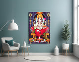 Ganesha Glass Wall Art.