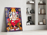 Ganesha Glass Wall Art.