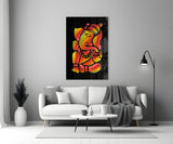 Ganesha Glass Wall Art.