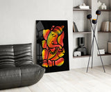 Ganesha Glass Wall Art.