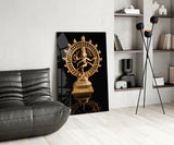 Shiva Nataraja Glass Wall Art.