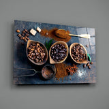 Spices Glass Wall Art.