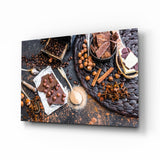 Arte della parete di vetro Cioccolato