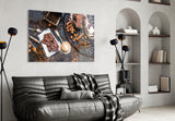 Chocolate Glass Wall Art.