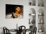 Whiskey Glass Wall Art.