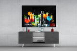 Cocktails Glass Wall Art.