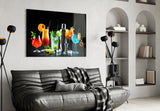 Cocktails Glass Wall Art.