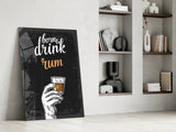 Rum Glass Wall Art.