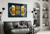 Beer Glass Wall Art.