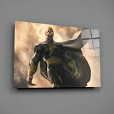 Black Adam Glass Wall Art.