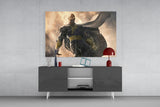 Black Adam Glass Wall Art.