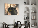 Black Adam Glass Wall Art.