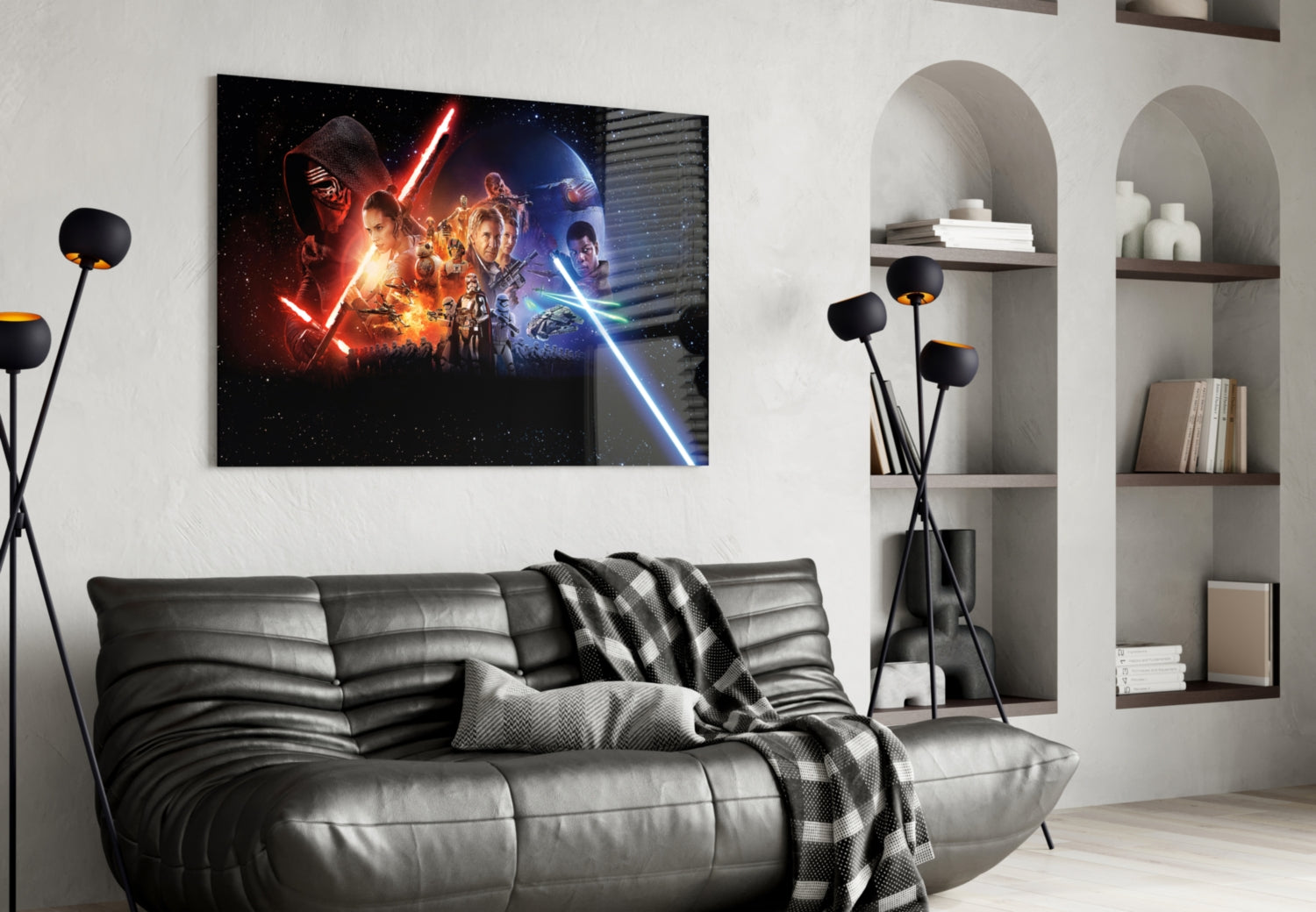 Star Wars Stampa su Tela Incorniciata (40 x 30 cm Star Wars Stampa su Tela Incorniciata (40 x 30 cm