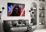 Kylo Ren Glass Wall Art.