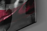 Flag of the United States Glass Wall Art.