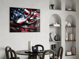 Flag of the United States Glass Wall Art.