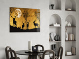 Deers Glass Wall Art.