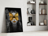 Butterfly Eyes Glass Wall Art.