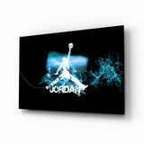 Glasbild Basketball Legend - 72x46 cm