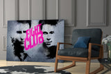 Fight Club Poster Glass Wall Art.