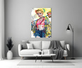 Harley Quinn Glass Wall Art.