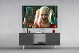 Harley Quinn Glass Wall Art.