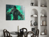 Hulk Glass Wall Art.